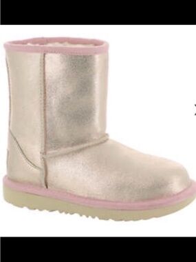 UGG Classic Rose Gold Boots Sz 38 EU / 6 US Youth Girls